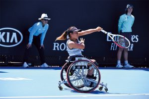 写真：パラテニス・上地結衣選手