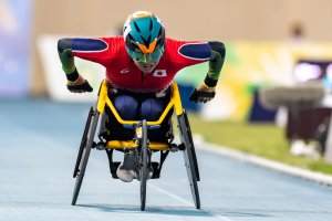 写真：陸上の佐藤友祈（さとう・ともき）選手