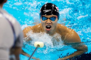 写真：競泳（視覚障がいクラス）木村敬一選手