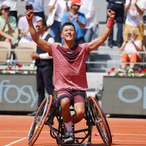 パラスポ＋！サムネイル　全仏オープンで最年少記録を塗り替えた小田凱人　webSportivaより転載